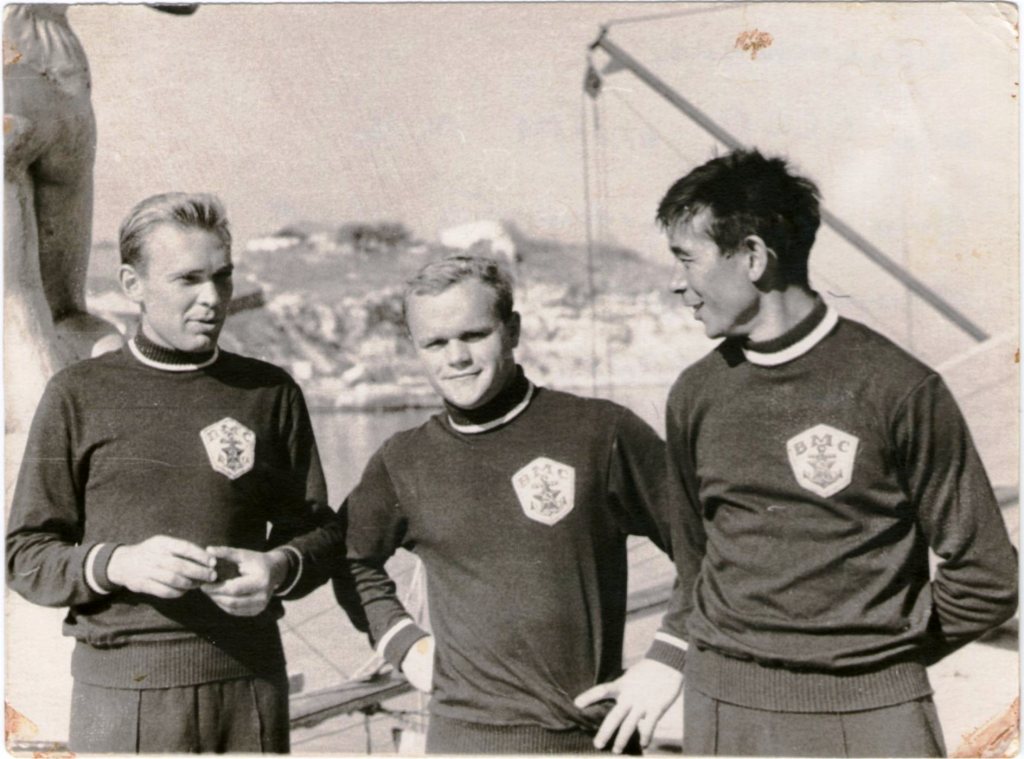 V. Lihodievskiy, B. Budnikov, A. Yansun - Sevastopol, USSR championship - October 1961  (foto didn,t loaded, try to restart the page)